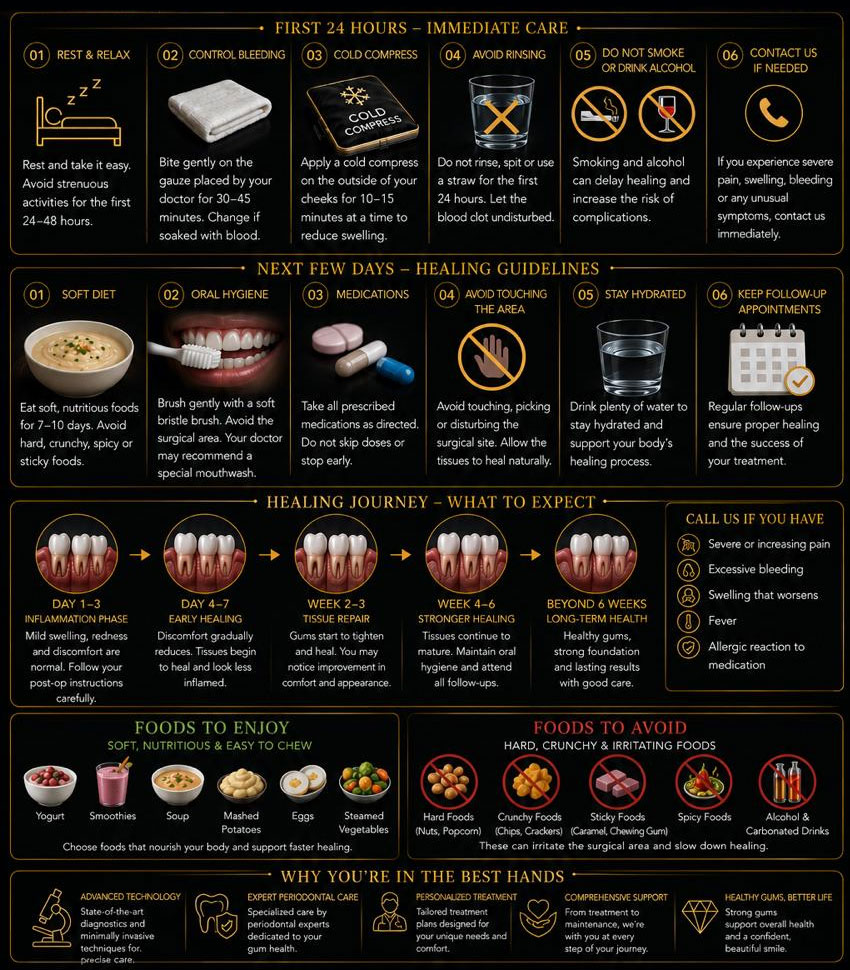 Gum surgery recovery Bangalore